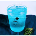 Personality Mr Mustache Glass Tea Cup